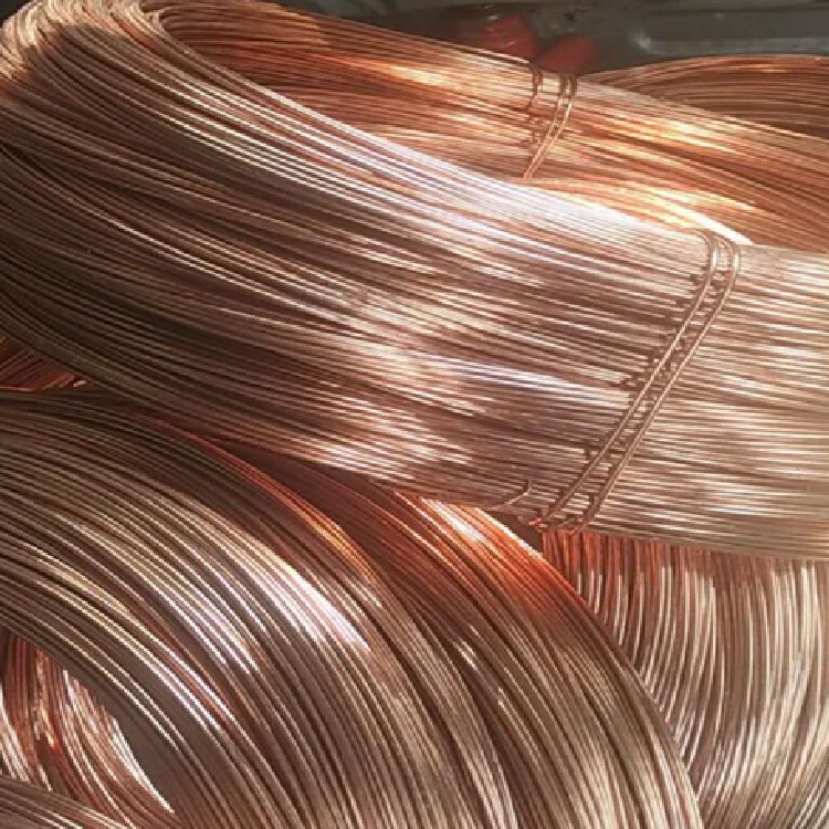 上海T2紫铜裸铜丝 0.5mm0.6mm0.7mm0.8mm轴装圆铜丝现货