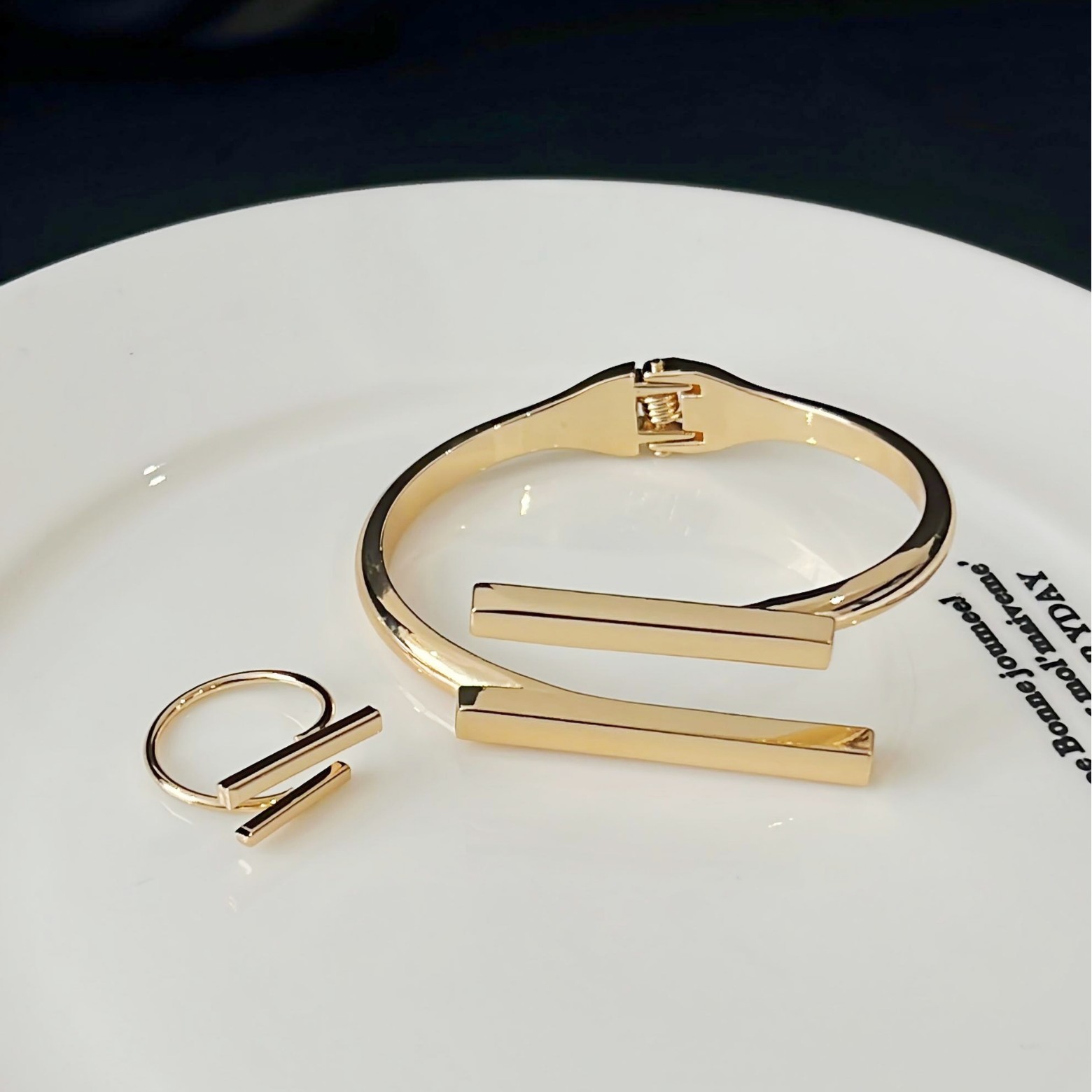 Bracelet * gold, ring