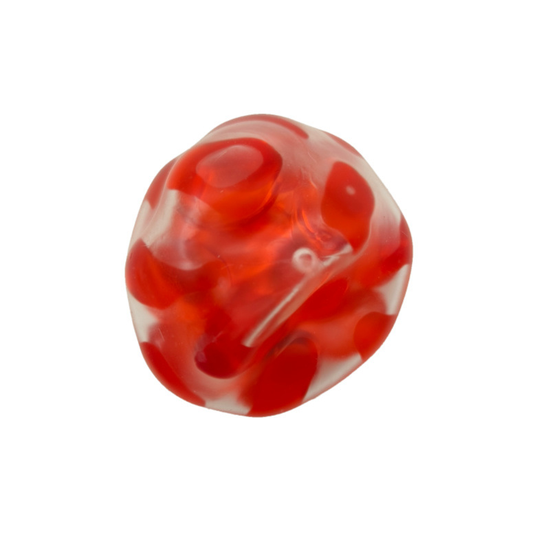 Decompression and vent red gemstone ball (6cm)