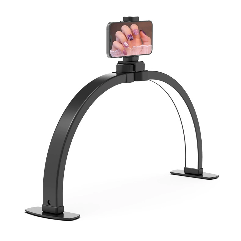 Foldable Half-Moon LED Fill Light, salon manicure & eyelash, U-shaped, small/large sizes