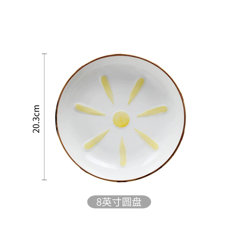 Ceramic tableware, creative children's cartoon set