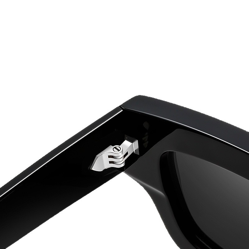 Gafas de sol de acetato de marco pequeño punk transfronterizas europeas y americanas s32117 Gafas de sol polarizadas de placa de marea de marco cuadrado retro de alta calidad