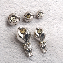 S925������������ͨ��װ���鶥��Բ�����ط�diy��ͭ������Ʒ���