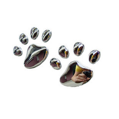 Store wholesale auto bear paw car sticker 3D stereoscopic personalized cat claw print sticker dropshipping one piece
