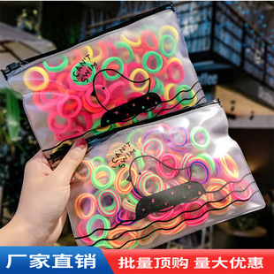 Korean children's hair band hair rope seamless towel ring head rope high elastic rubber band head ring diameter 2.cm children's hair accessories