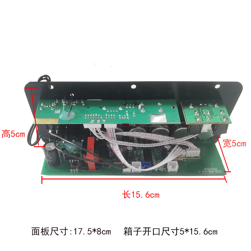 Manufacturer's Cross-Border Digital Bluetooth Three-Purpose Vehicle-Mounted with Reverberation Can Be Connected to Dual Microphone High-Definition Fiber Optic Input Amplifier Board