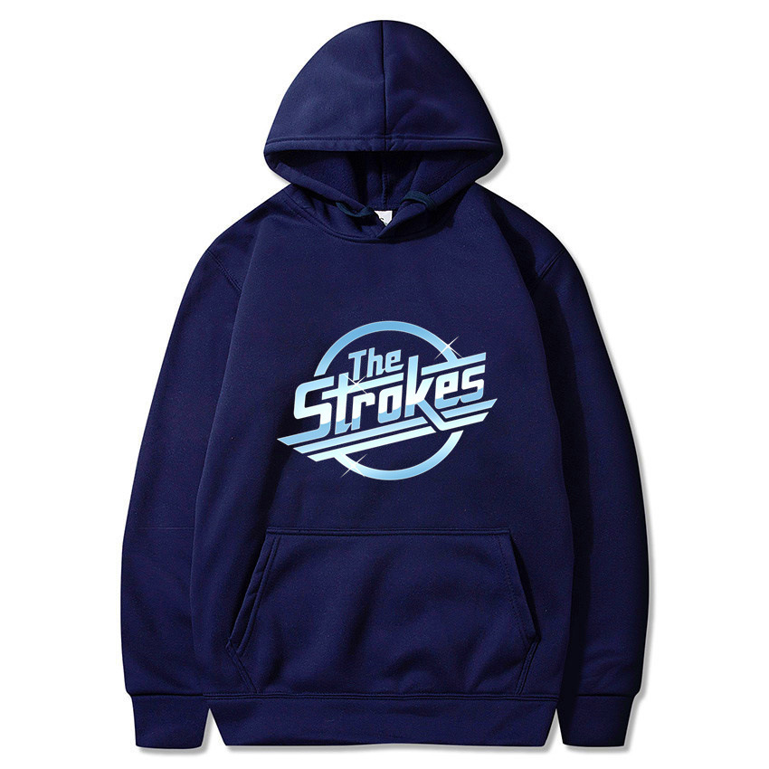 Strokes Hoodie Pullover Fashion Classic Hoodie Pullover Cozy