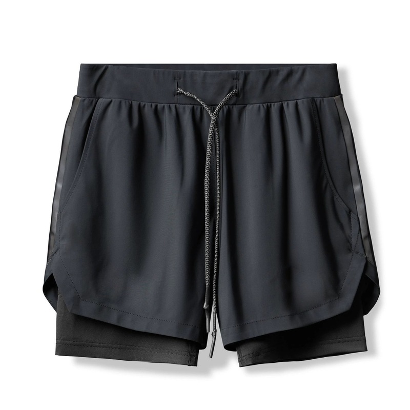 GYMSHARK健身短裤男士夏季跑步运动双层弹力速干短裤外贸跨境批发|undefined