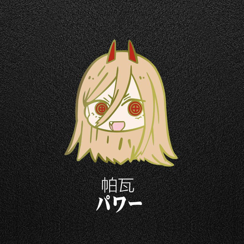 チェーンソー人シリーズグッズバッジ二次元天使悪魔電次パワ早川秋姫野ポーチタワーブローチ|undefined