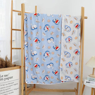Cotton Silk Blanket Towel Quilt Gauze Summer Cool Blanket Summer Single Thin Cotton Silk Quilt Baby and Kidsren Ice Silk Quilt