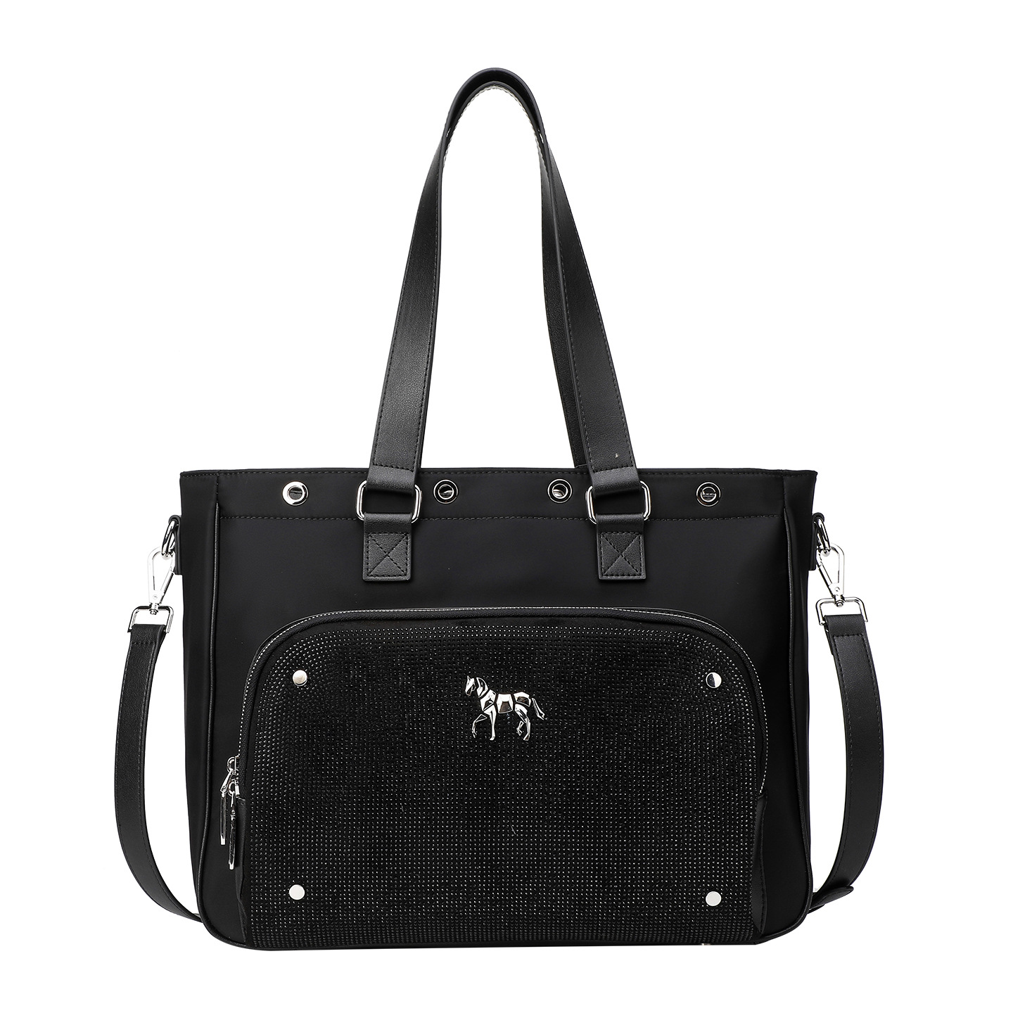 Capacidad ultra grande de moda unisex viaje almacenamiento con cremallera maletín de moda con diamantes LP7282 #