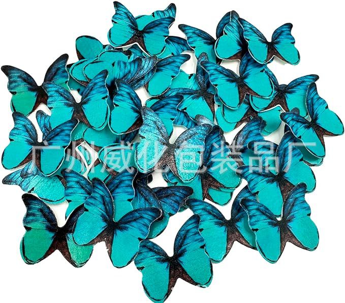 다채로운 나비-녹색 48