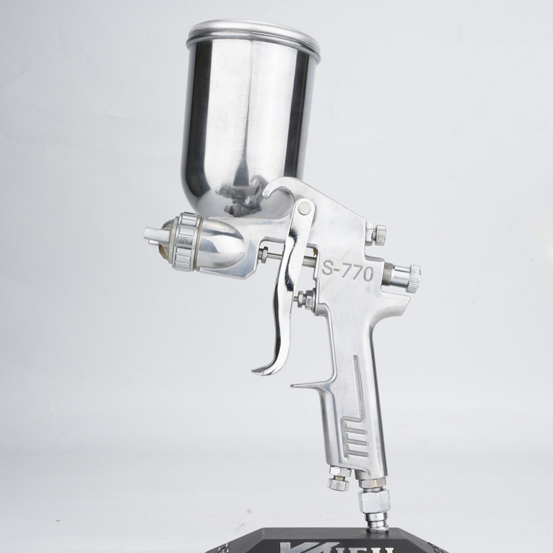 Transfronteriza personalizada S - 770G pistola de pulverización neumática 1.5 - 3.0mm alta atomización 350ml pistola de pulverización de pintura