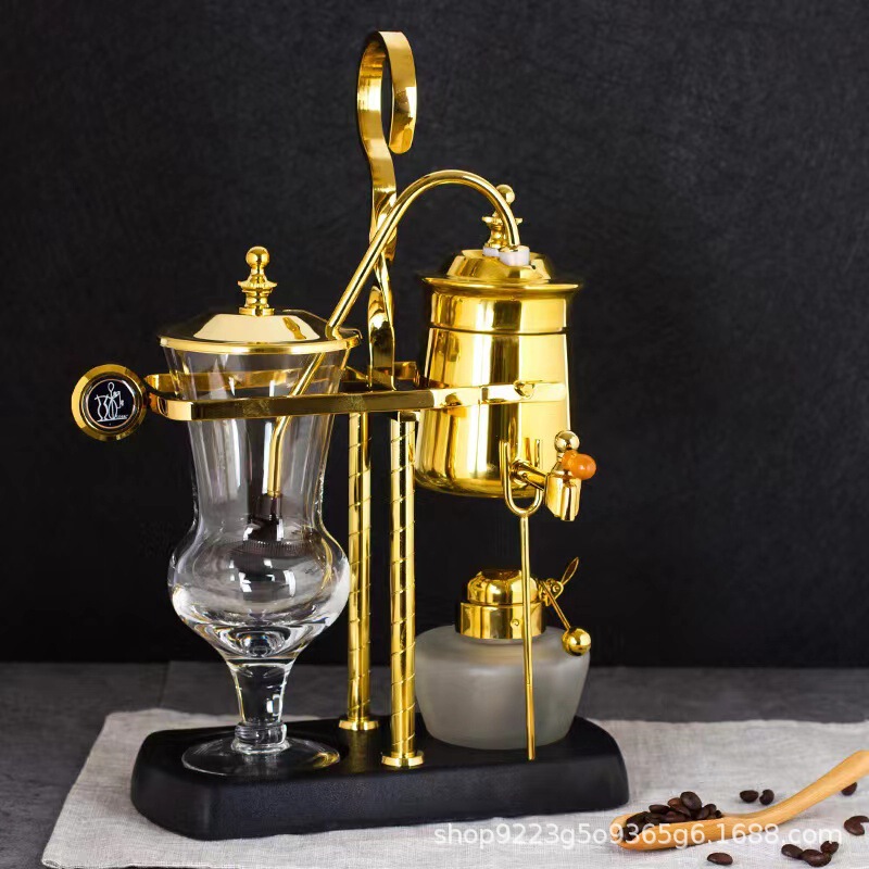 Belgium Coffee Pot Household Stainless Steel Siphon Type Manual Brewing Coffee Pot Appliance Alcohol Lamp Supporting Appliance Belgium Coffee Pot Household Stainless Steel Siphon Type Manual Brewing Coffee Pot Appliance Alcohol Lamp Supporting Appliance