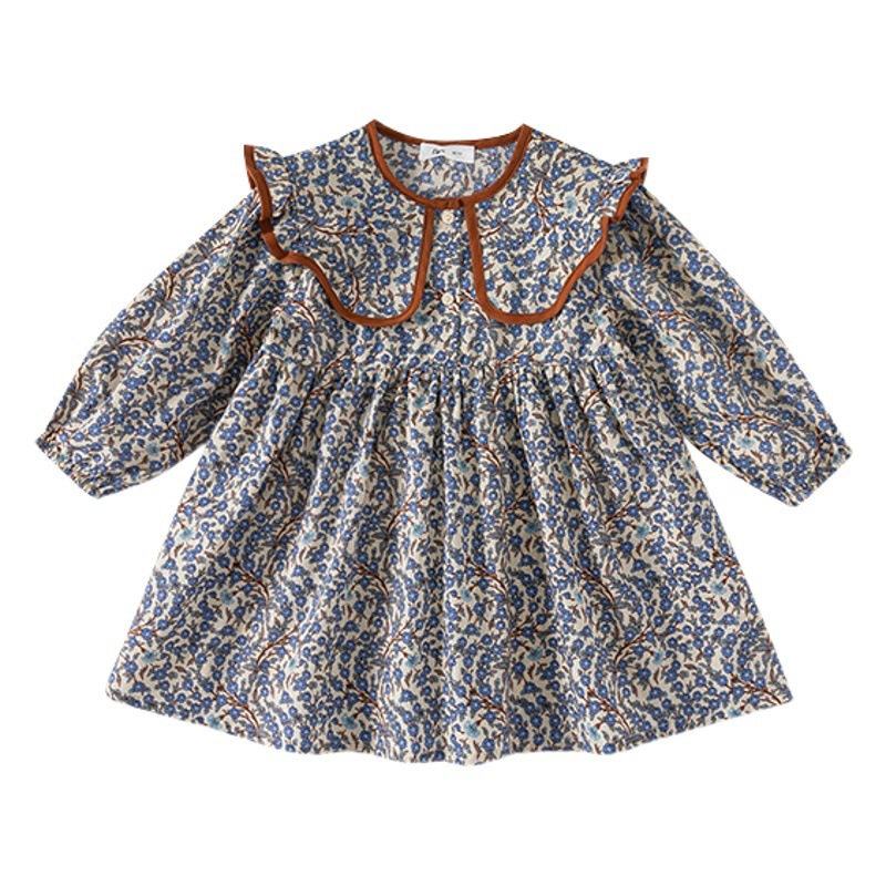 Ropa Infantil Youbao, Vestido de Princesa para Niñas de Primavera y Otoño, Vestido Floral para Niñas, Vestido Elegante para Niñas Pequeñas, Ropa para Bebés