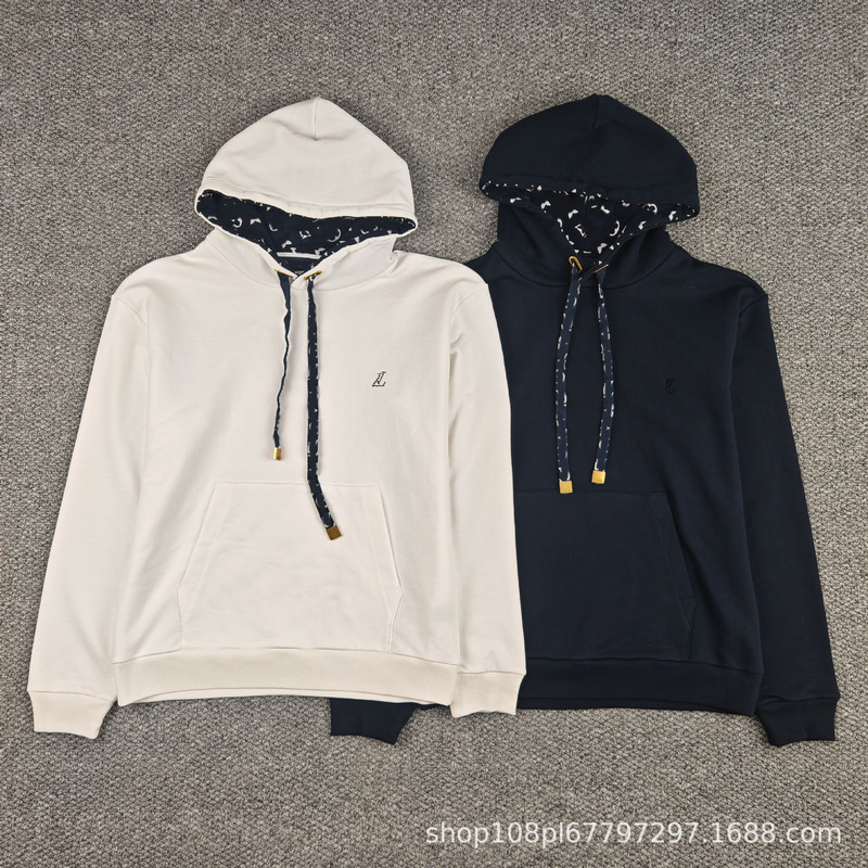 新しいロバのレタープリントファッショナブルでカジュアルな男性と女性の同じスタイルの胸の小さなラベルレターホットダイヤモンドソリッドカラースウェットシャツ|undefined
