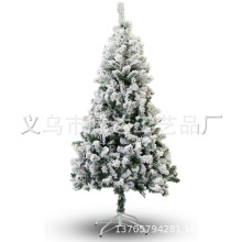 厂家亚马逊跨境热销植绒创意圣诞节圣诞树装饰户内节日布景摆设