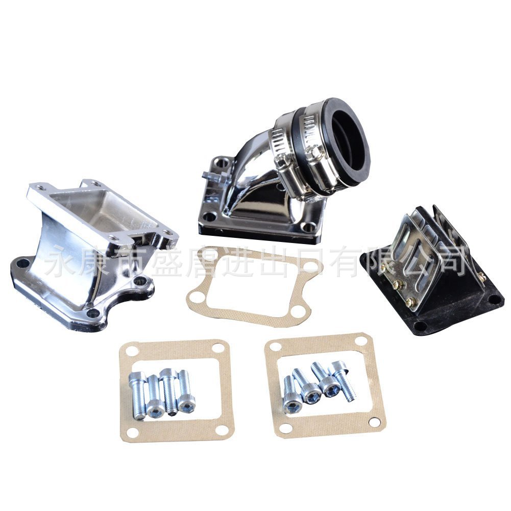 GOOFIT 32mm Intake Manifold Gasket Set for 2-Stroke ZX SE50 SK50 Scooter