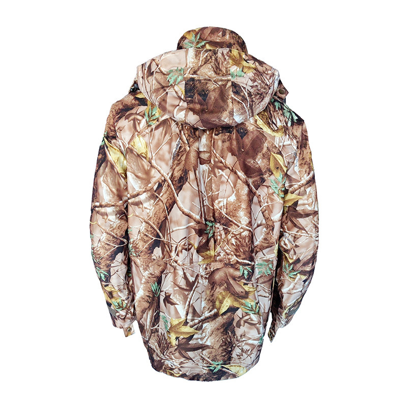New men's outdoor camouflage waterproof and warm hunting jacket for mountain climbing
