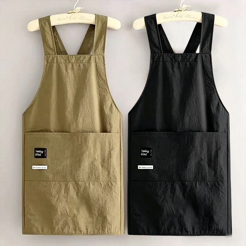 가정용 주방 요리용 여름 경량 발수 앞치마, 케이터링 및 작업용 방오 앞치마, 도매 속건 작업복