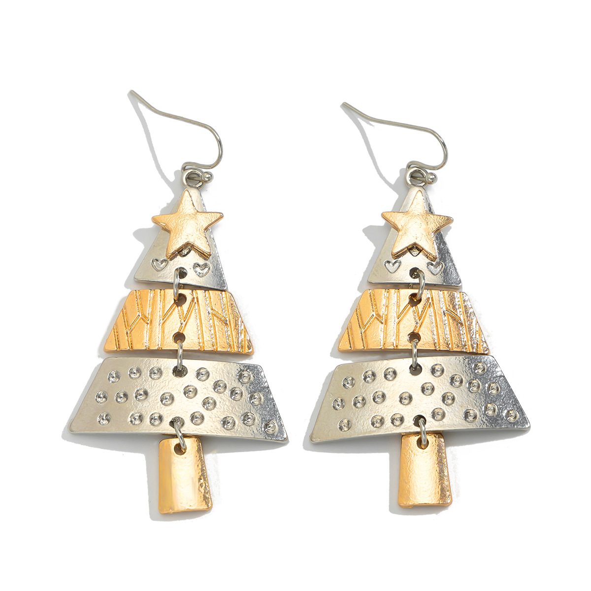Weihnachtsbaum Anhänger Halskette Set Schmuck Geschenk Damen_voghion.com