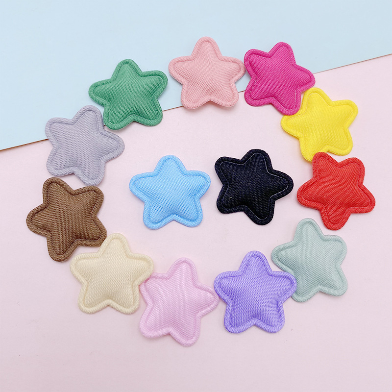 Imitation embroidery fabric 2.5cm five-pointed star embroidery clothing accessories shoes and hats embroidery accessories hand book cloth stickers