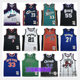 In stock hot-pressed Jersey Raptor Spurs 76 people piston warrior Lakers retro embroidered basketball uniform men and women casual