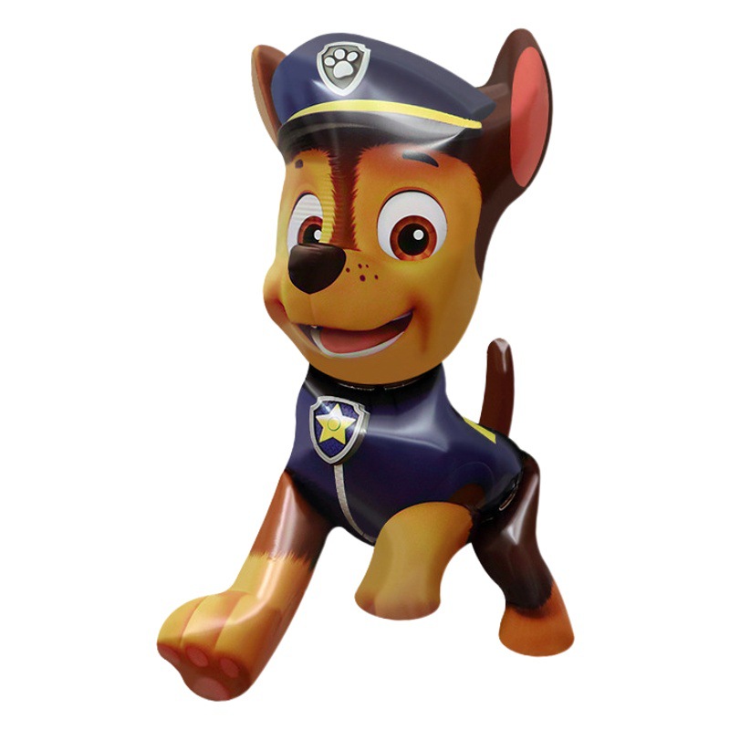 En stock genuino autorizado partido apoyos juguete globo cachorro Wangwang Ligong equipo forma de dibujos animados película de aluminio globo