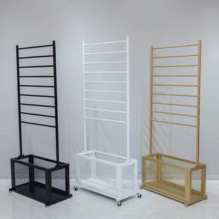 Simple Floor-Standing Scarf Towel Display Rack Flower Shop Ribbon Satin Shelf Multi-Layer Storage Pants Fabric Display Rack