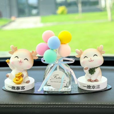 Car ornaments Car Ornaments Car Ornaments Car - rich-lucky-balloon-aromatherapy-seat-leopard-cushion