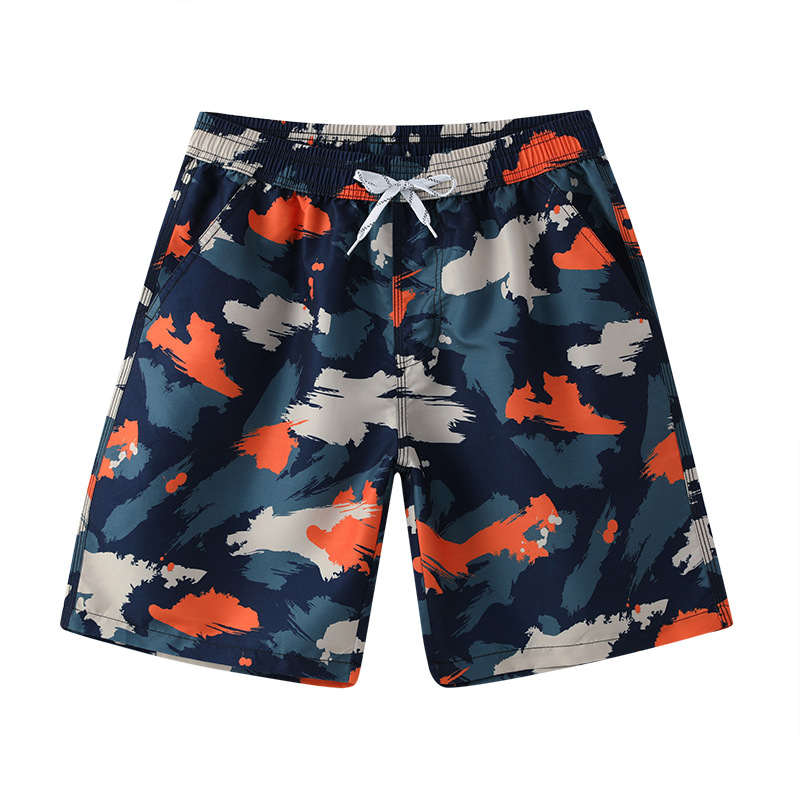 Pareja pantalones de playa versión suelta de los hombres del Parque Acuático natación troncos playa vacaciones camuflaje patrón surf de secado rápido de las mujeres