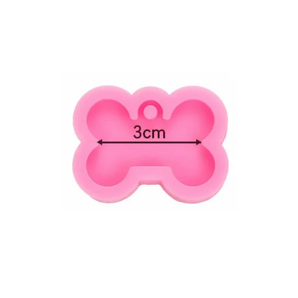 Small skull--pink 17-324