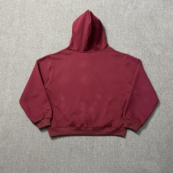 Solid color warm sweatshirt with zipper