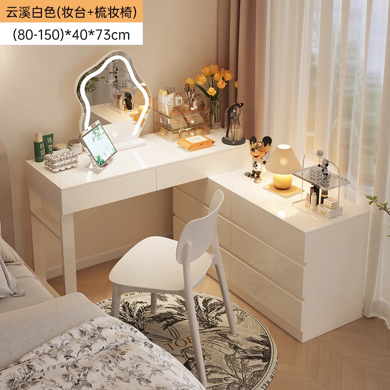 Comedor de camaro, dormitorio, mesa de maquillaje, armario de lujo ligero, mesa de estudio simple, armario de almacenamiento doméstico, armario de almacenamiento