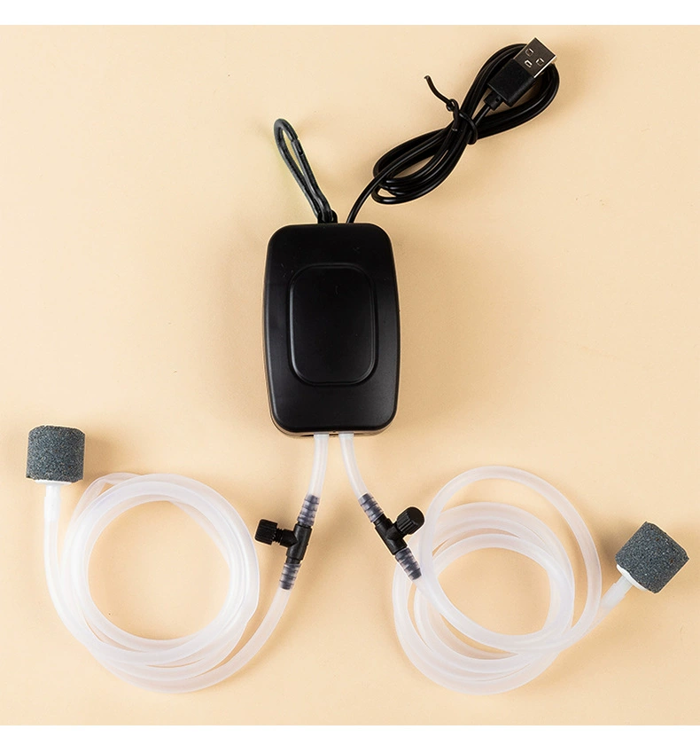 Аквариумный кислородный насос USB бесшумный кислородный насос домики аквариум кислородный насос рыбная ловля маленький кислородный аппарат