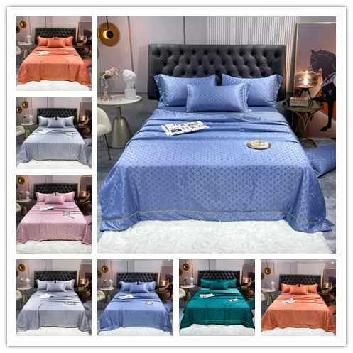 家纺床品四件套空调被夏凉被冰丝大豆纤维被芯欧美风厂家批发代发