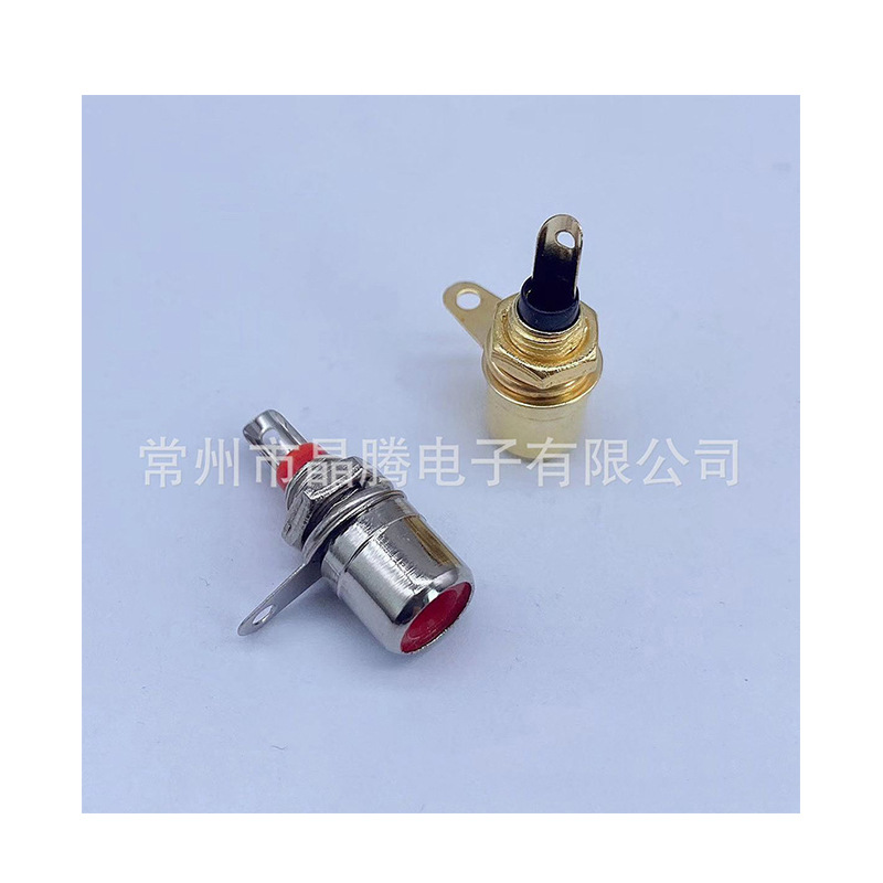 トランペットrca溶接式ロータス母座avソケットrcaオーディオ母座コネクタrcaロータス座ソケット