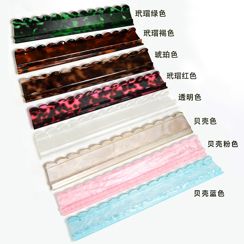 Yushengli Brand Acrylic Mahjong Rack with Magnetic Attachment, American Mahjong Rack, Tortoise Shell Color, Jewish Mahjong Ruler