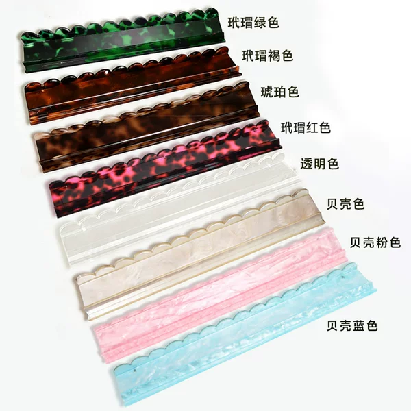 Yushengli Brand Acrylic Mahjong Rack with Magnetic Attachment, American Mahjong Rack, Tortoise Shell Color, Jewish Mahjong Ruler