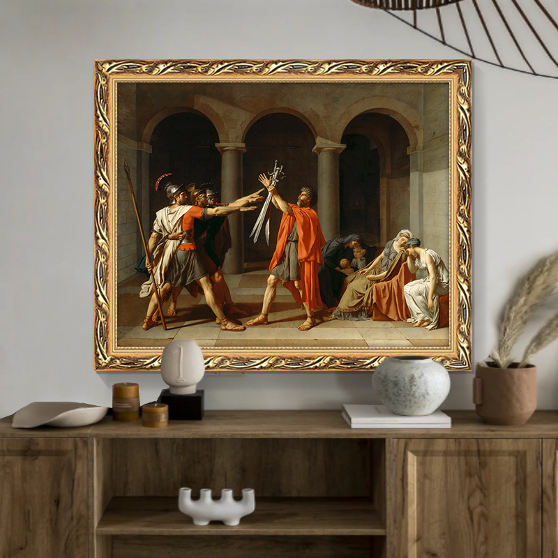 Napoleon Coronation Oil Painting David Royal Emperor Holas Brothers Oath Paris Louvre Decorative Painting