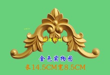 欧式家具塑胶配件塑料花移门辅料角花吸塑雕花软PVC吊顶哑口墙角