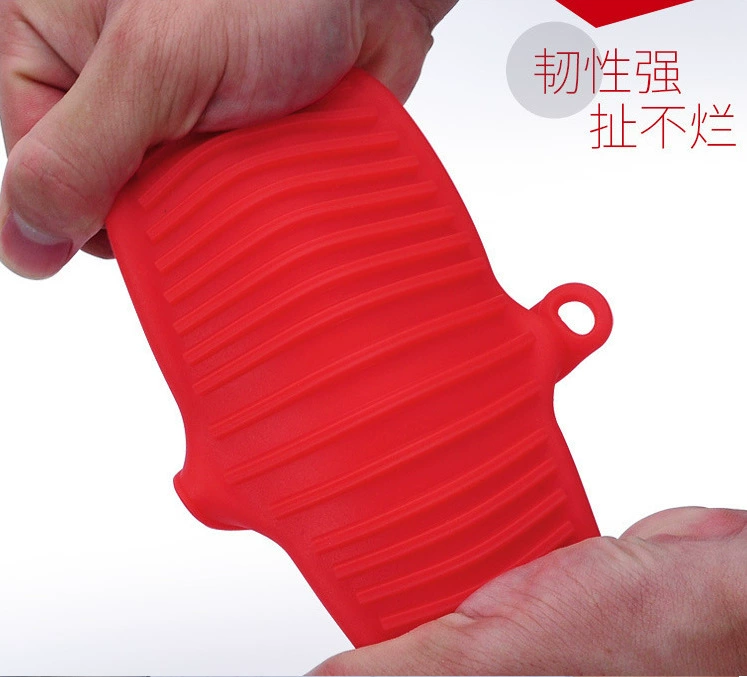 Thickened silicone gloves microwave oven pretty hot warm heating hand clip