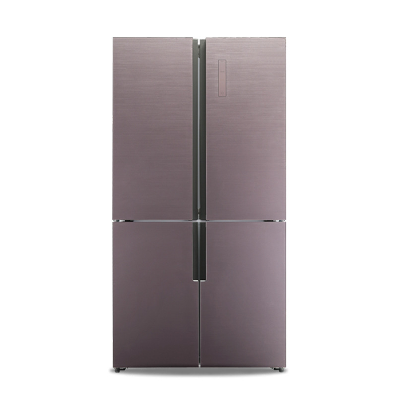 跨境电冰箱家用大容量十字对开门冰箱出租房公寓三门双门冰箱批发