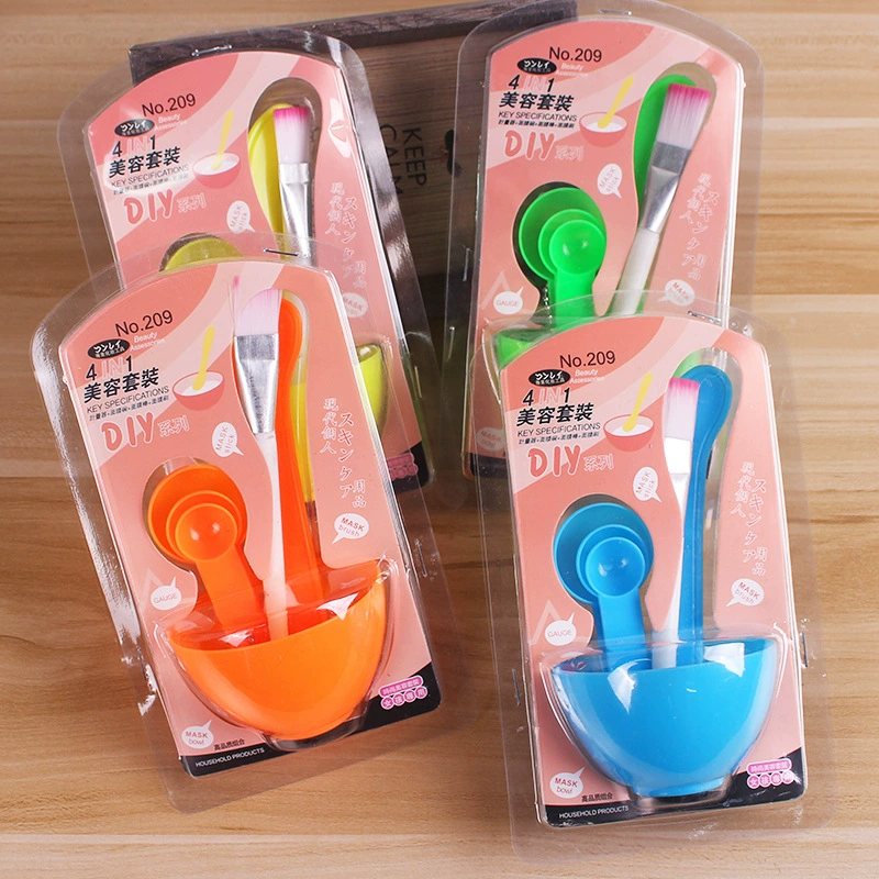 Корейский DIY косметический костюм маска чаша набор из четырех предметов красоты DIY инструменты для макияжа Тунг чаша Маска кисть костюм