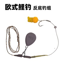 欧式反底钓线组包铅线扁梨形铅坠海竿抛竿欧鲤钓前导线反底钓