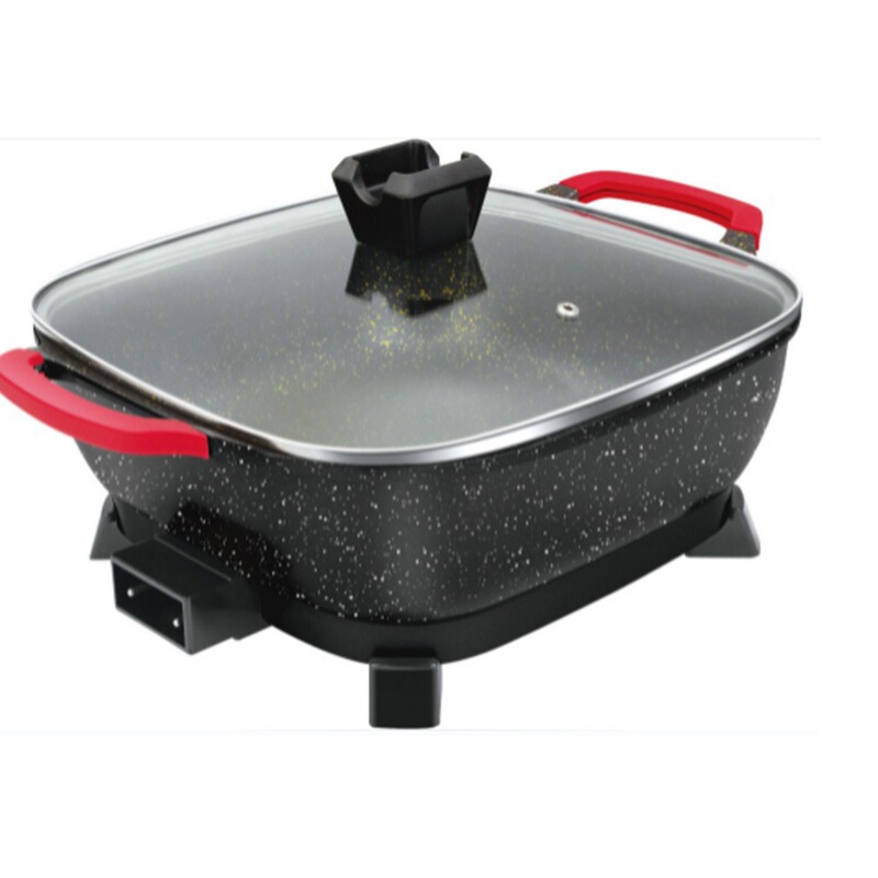 electric cooking pot 8L多功能电热锅境铝合金家用电火锅|undefined