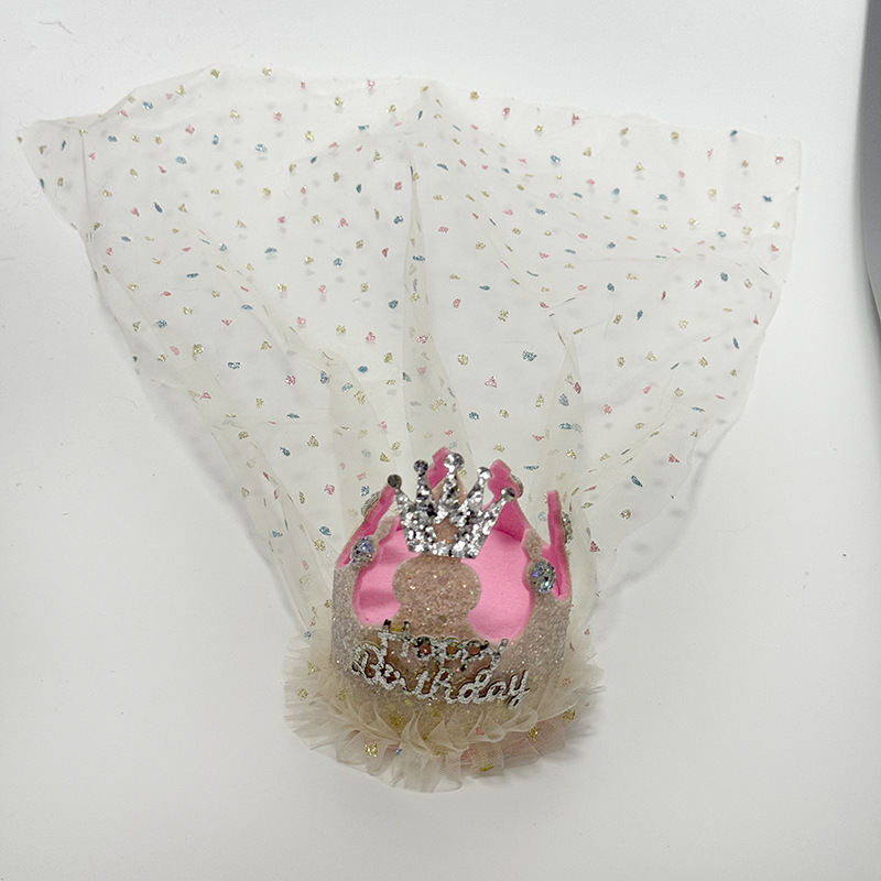 Huángguān – Ski Motorcycle Auto Parts and Accessories - birthday-gauze-crown-gold-color
