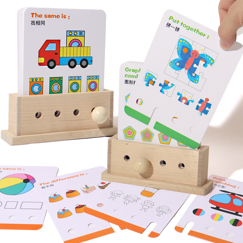 matemáticas rompecabezas de color pensamiento lógico entrenamiento juguetes infantiles jardín de infantes juegos de educación temprana