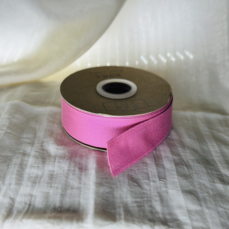 Nueva cinta de algodón de poliéster coreano, cinta de flores, lazo, accesorios de bricolaje hechos a mano, embalaje de regalo, cinta, rollo de 4cm mezclado
