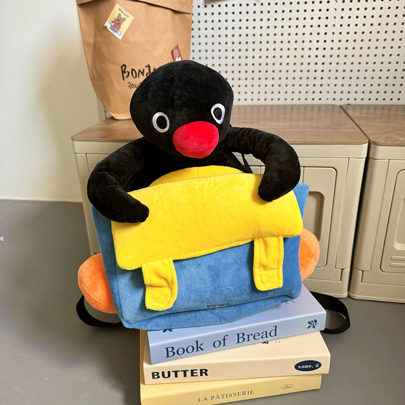 Cartoon Japanese-Style Penguin Backpack Cute Plush Girly Student Doll Crossbody Bag Cross-Border Wholesale Cartoon Japanese-Style Penguin Backpack Cute Plush Girly Student Doll Crossbody Bag Cross-Border Wholesale